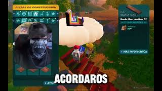 Lo que encontramos en la NUBE al seguir el ARCOÍRIS en LEGO FORTNITE [upl. by Aytnahs]