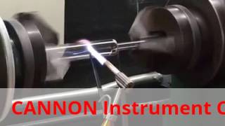 CANNON Glass Blowers Creating Viscometer Tubes [upl. by Tnemelc481]