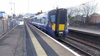 trains at Uddingston 16324 [upl. by Htnicayh]