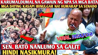 Kawalang hiyaan ng NPA nabulgar sa senadoSen Bato nagwala [upl. by Pik259]