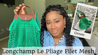 Longchamp Le Pliage Filet Mesh Bag Review  Insert [upl. by Saixela476]