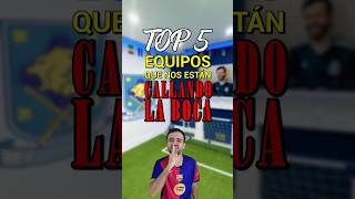 TOP 5 EQUIPOS QUE NOS ESTÁN CALLANDO LA BOCA 🤫🔝 [upl. by Gulick]