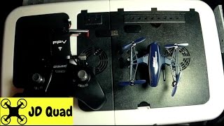 UDI U28W Peregrine Quadcopter Drone Unboxing Video Review [upl. by Atteynad]