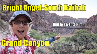 Grand Canyon Rim to River to Rim Bright Angel amp South Kaibab [upl. by Fidellas383]