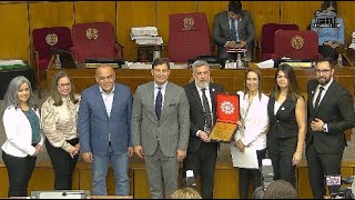 Senado rinde homenaje a la Sociedad Paraguaya de Cirugía Pediátrica [upl. by Nnaeiram]