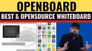 Openboard is The Best Free Online Whiteboard for Teaching Math [upl. by Ymerrej245]