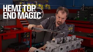 Gen III Hemi Gets Super Trick Heads  Engine Power S3 E13 [upl. by Noira]