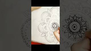 🌸 Mandala Art🌸howtomakemandalaart [upl. by Tager]