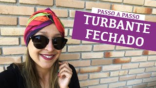 Como costurar Turbante Fechado [upl. by Morley]