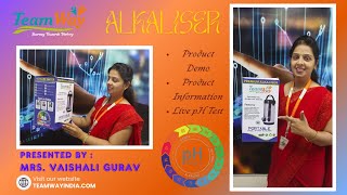 TEAMWAY ALKALIZER BOTTLE DEMO BY NATIONAL MARKETING HEAD MRS VAISHALI MADAM [upl. by Aicatan]