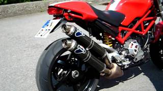 Ducati Monster S2R 1000 Termignoni Sound [upl. by Vincenta]