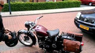 BSA M21 1955 startmp4 [upl. by Dryfoos]