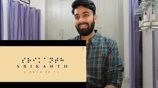 SRIKANTH Official Trailer RAJKUMMAR RAO  JYOTIKA ALAYA  TUSHAR HIRANANDANI  REACTION REVIEW [upl. by Aisyat944]