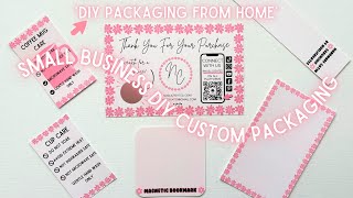 How To Make Custom Packaging at Home For Small Business How To DIY Packaging For Small Business [upl. by Yramesor]