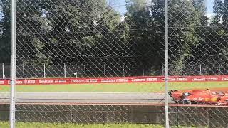 F1 Monza Italy 2019 last lap with Leclerc leading the race people reaction [upl. by Pren]