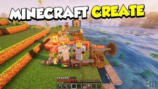 🔴 NEUES Minecraft CREATE Mod Projekt minecraft [upl. by Ymac]