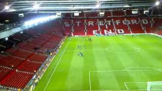 Rangers fans after match singsong at Old Trafford [upl. by Anirbys]