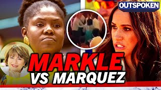 REVEALED Meghan Markle confronted by Colombian vice president Francia Márquez after hugging husband [upl. by Nelia2]