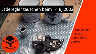 Lichtmaschine defekt Laderegler Austausch mit Hindernissen T4 Camper [upl. by Ezechiel]