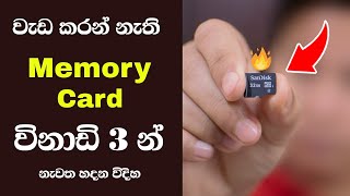 How To Repaire Damage Sd card  Sinhala Nimesh Academy [upl. by Jehiel937]