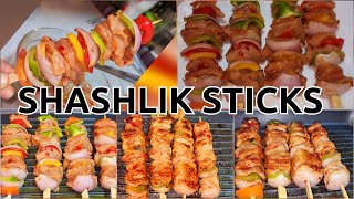 Shashlik sticks recipe  Shashlik sticks  Quick and easy shashlik sticks recipe cookinginn483 [upl. by Radu]