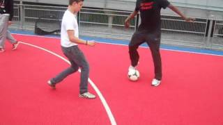 Teaser Street Talent Street soccer Ground moves Panna Made in Belgium [upl. by Kcirdot389]