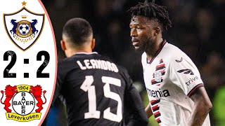 Qarabag  Bayer Leverkusen HIGHLIGHTS  Leverkusen vs Qarabag FK Europa League 2024 [upl. by Columba]