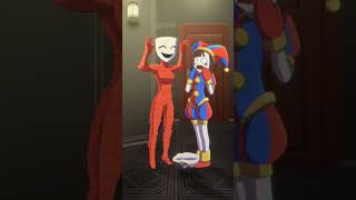 Mask meme Gangle x Pomni The Amazing Digital Circus Animation  Coffin dance song cover [upl. by Alethea849]