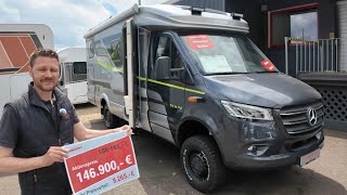 9265 €  WOHNMOBIL PREISE STÜRZEN AB ✖️ Hymer Crossover MLT 570 4x4 Offroad Campervan SALE [upl. by Narib438]