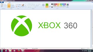 Requested Video How to Recreate XBOX 360 logo in MS Paint [upl. by Xenos]