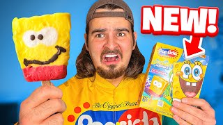 Opening The NEW SpongeBob Popsicles THEY CHANGED THEM [upl. by Noram]