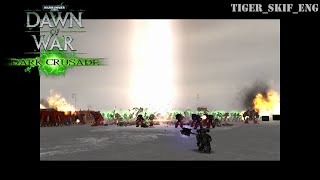 Attack on the forces of Space Marines Necrons  Warhammer 40000 Dawn of War  Dark Crusade [upl. by Roda]