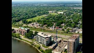 Landing at YUL over West Island Beaconsfield and Dorval August 5th 2022 [upl. by Singhal]