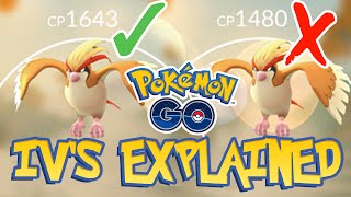 POKEMON GO IVs EXPLAINED DOES IT MATTER [upl. by Leizahaj]