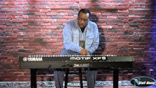 Yamaha Motif XF8 88Key Workstation Video 1 [upl. by Ardnasirhc]