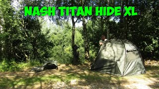 New Nash Titan Hide XL Bivvy Carp Fishing UK [upl. by Ahsocin]