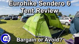 Eurohike Sendero 6 Tent Review [upl. by Nnylakcaj483]