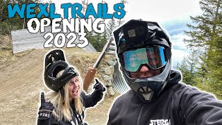 Bikepark WEXL TRAILS Opening 2023 amp neuer Jumpline Shape 🔥 [upl. by Ennis]