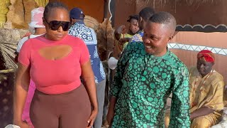 ZAINAB BAKARE ARRIVES LOCATION OF HER NEW MOVIE IYUNADE  DIRECTED BY SEGUN OGUNGBE [upl. by Conlan]