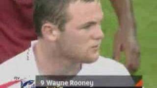 Rooney sent off [upl. by Atinuj713]