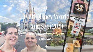 Walt Disney World AugSept 2023  Magic Kingdom amp Epcot  Episode 3 [upl. by Ledif894]