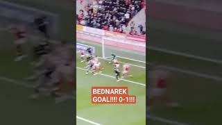 Bednarek Goal VS Rotherham 🔴⚪️😇 [upl. by Trixy]