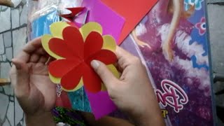 Cara Membuat Hiasan Origami Untuk Dinding [upl. by Celin]