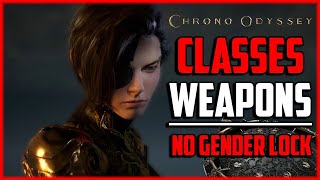 MMO Chrono Odyssey  Classes Weapons amp No Gender Lock Confirmed  Upcoming MMORPG [upl. by Brost]