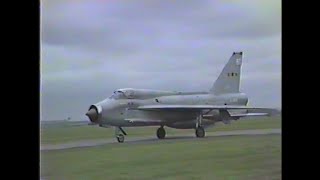 RAF Binbrook Lightnings17th June 1988 [upl. by Neda]