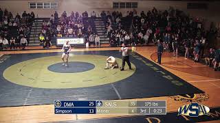 Sallies V DMA Varsity Wrestling [upl. by Bailey32]