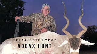 Addax Hunting at Texas Hunt Lodge  Texas Exotic Hunt [upl. by Intosh]