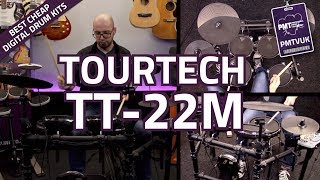 TOURTECH TT22M Mesh Head Electronic Drum Kit  Overview amp Demo [upl. by Bikales132]