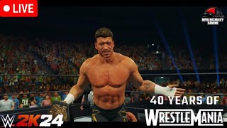 WWE 2K24  Eddie Guerrero vs Kurt Angle 40 Years of WM Showcase [upl. by Pax]