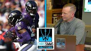 Ravens offense run game soaring after win over Commanders  Chris Simms Unbuttoned  NFL on NBC [upl. by Chandra]